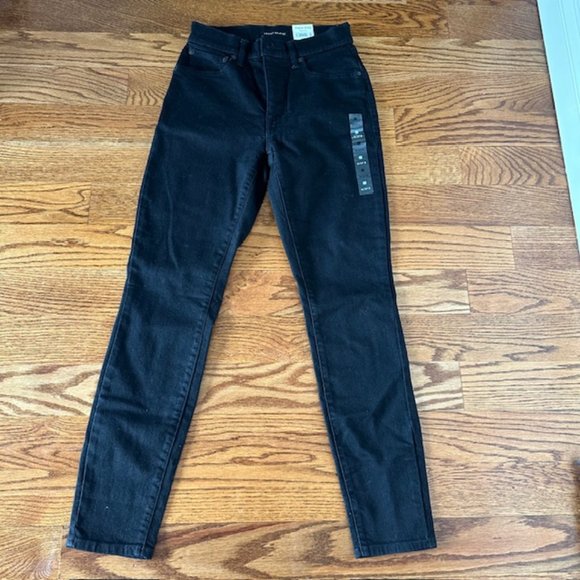 LUCKY BRAND SKINNY JEANS BLACK SIZE 27/4 BRAND NEW - Picture 2 of 8
